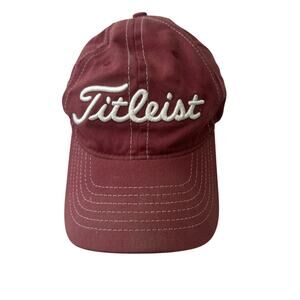 Vintage Titleist FJ #1 Titleist 100%cotton Strap back Adj Preowned Made In Mxico